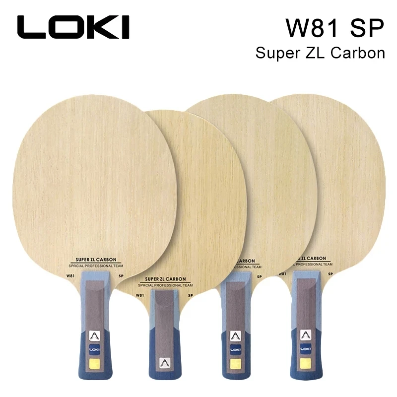 

Ракетка для настольного тенниса LOKI W81 SP Super ZLC с внутренним слоем, ракетка из арамидного углеволокна для пинг-понга для быстрой атаки с петлей