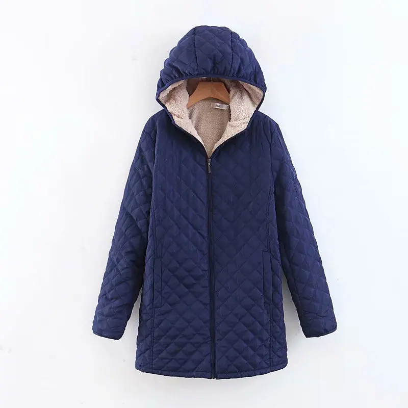 

Fitaylor 2020 Women Cotton Wadded Hooded Jacket Winter Warm Thickness Coat Medium-long Casual Parkas Plus Size XXXL Snow Outwear