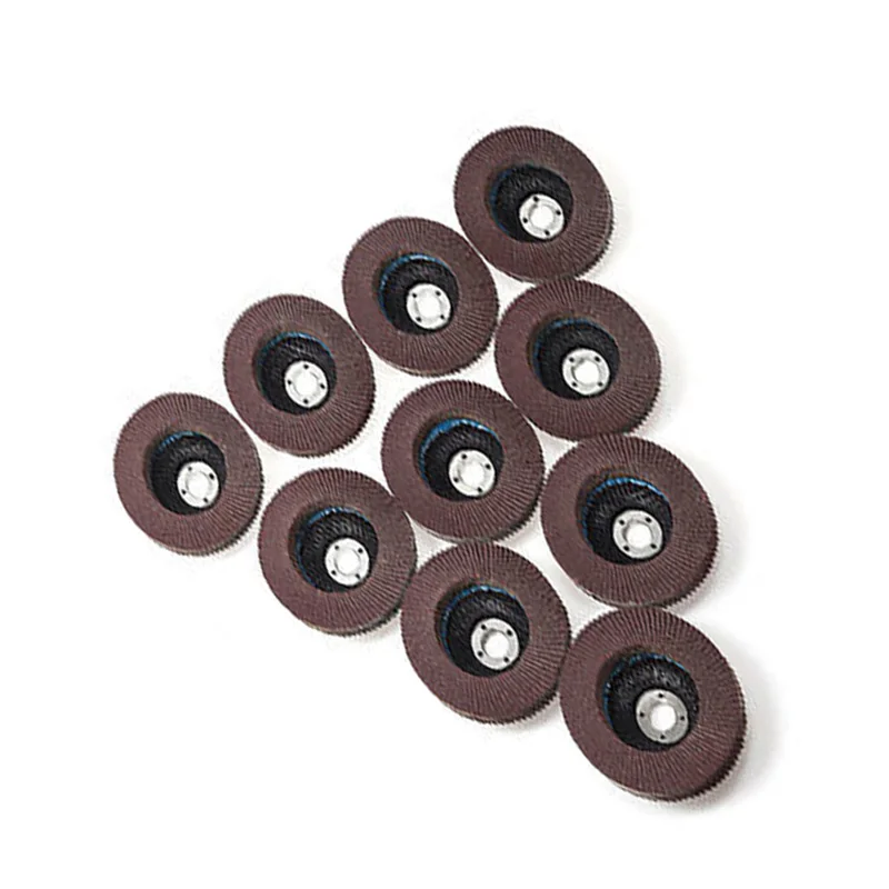 10 шт. аксессуары шлифование наждачной бумагой лоскут шлифовальный диск набор