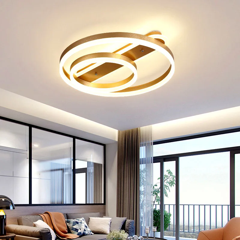 

New LED Ceiling Lamp for Bedroom Modern Living Room Ceiling Chandelier Corridor Lamp Square Round LED Lamp Villa Hotel Lights