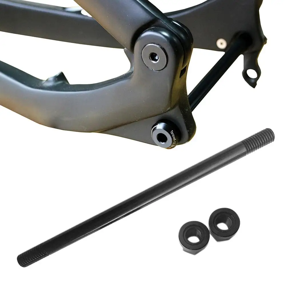 

7075 Aluminum Alloy Lightweight Mountain Bicycle Bike Axle 135x10mm with Nuts