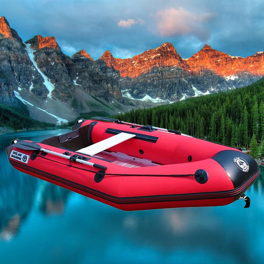 Solarmarine надувная штурмовая Лодка на 4 человека с алюминиевым полом сертификация CE