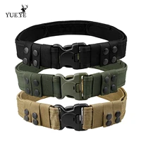 140cm camouflage belt mens nylon belt tactical military survival belt adjustable fashion buckle luxury belt training gift keych