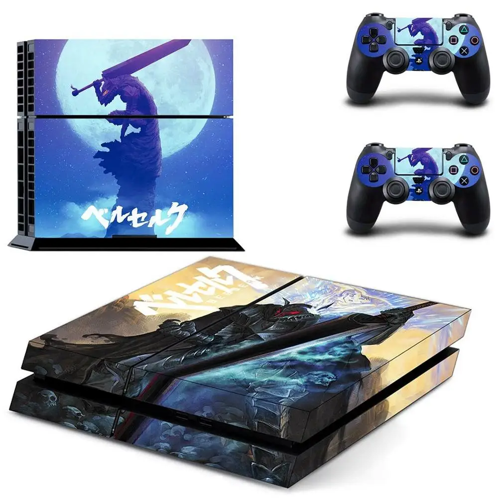 Виниловая наклейка BERSERK для консоли PlayStation 4 и контроллеров PS4 | Электроника