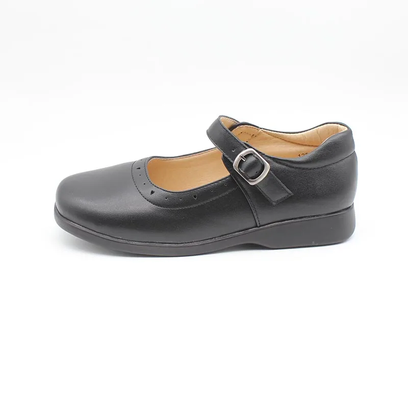 Обувь для маленьких девочек Школьная обувь детей Вечерние туфли Черные из
