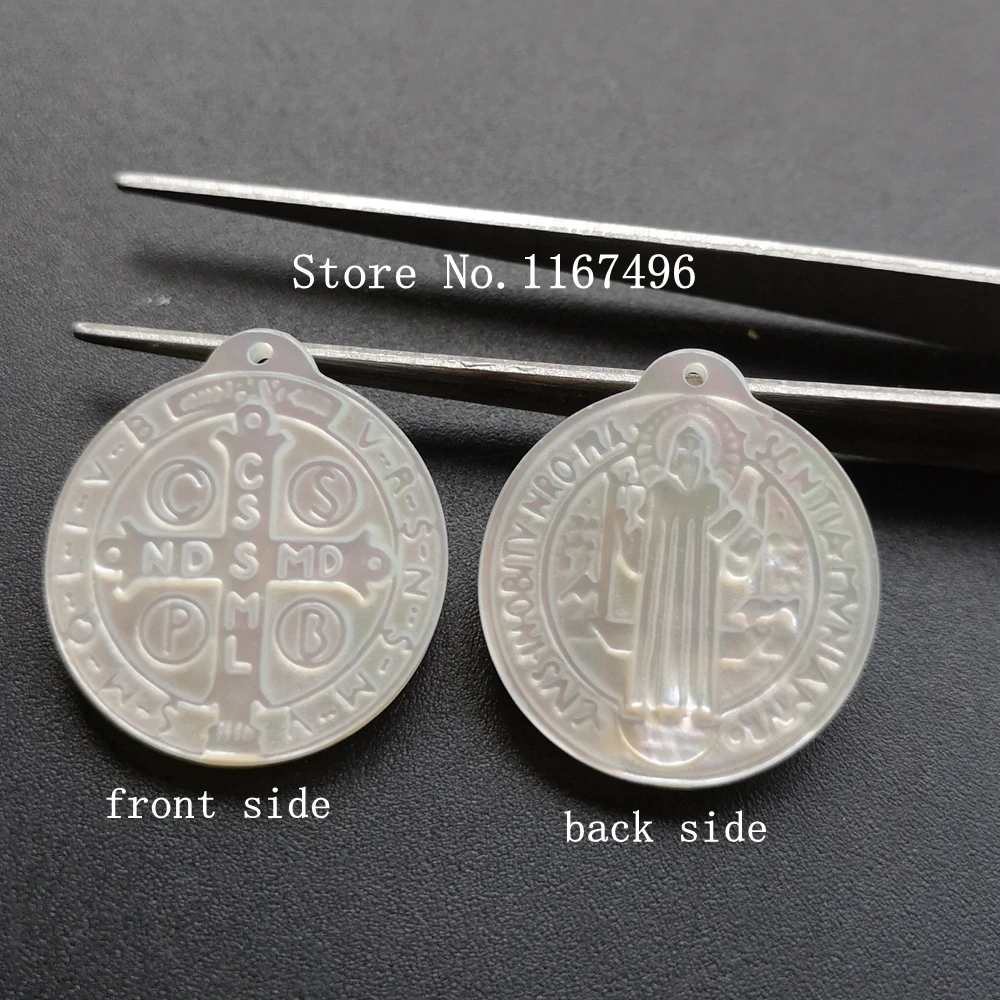 5pcs/lot 21mm Natural Cross &amp San Benito Mother pearl shell Charm for DIY Jewelry Jesus Pearl Necklace | Украшения и