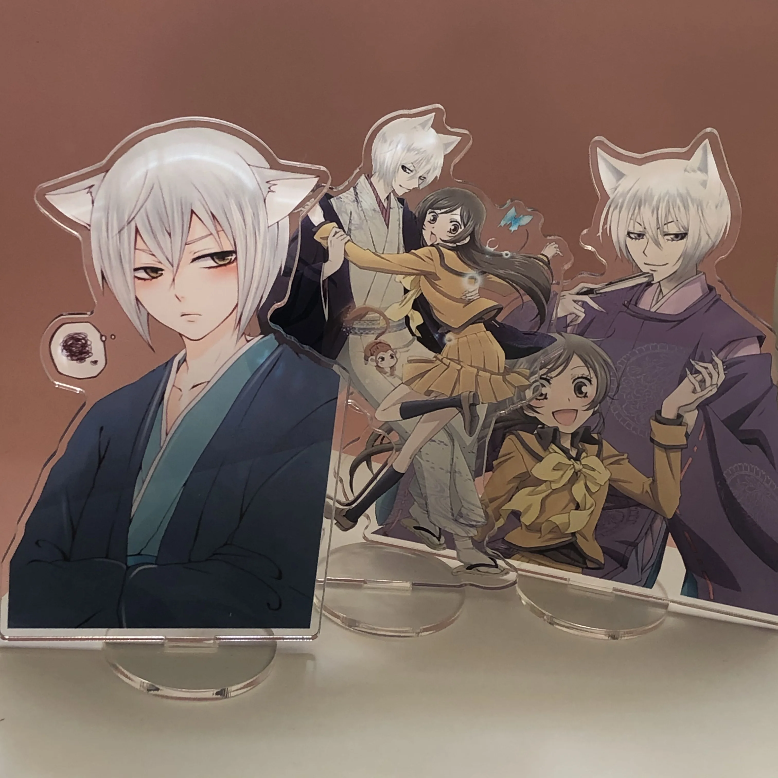 

Аниме Kamisama Love Tomoe Kamisama Kiss, мультяшная подставка, фигурка, модель, Акриловая Двухсторонняя Настольная декорация, украшения, подарки на Рождес...