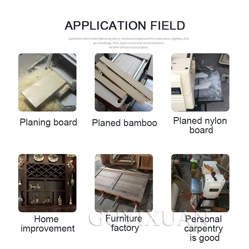 Портативный строгальный станок для деревообработки одногранный