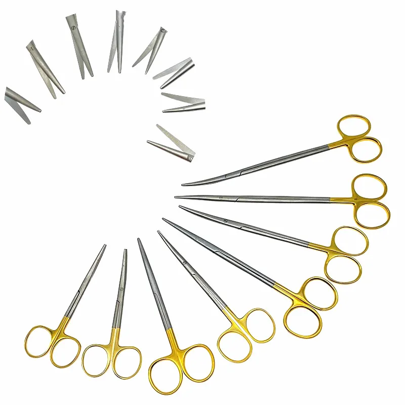 Хирургические тупые ножницы операционные Носовые Ножницы для отдела