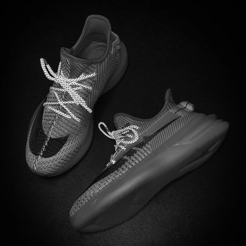 

CYYTL 2020 Fashion Summer Breathable Men Shoes Light Lace-up Sports Sneakers 3cm Increasing Male Casual White Running Shoes