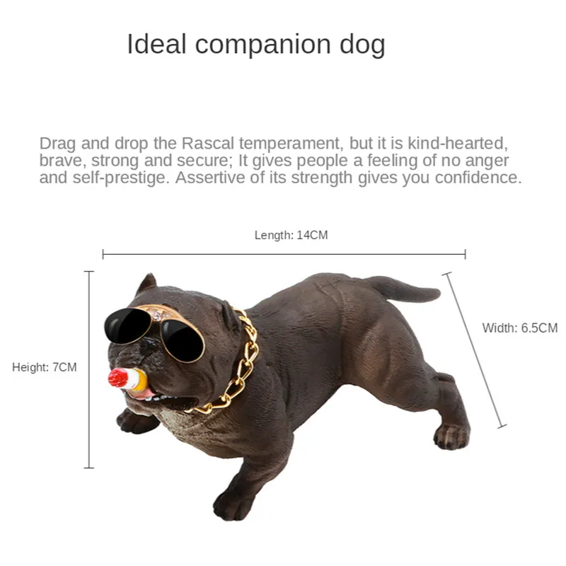 

Creative Fashion Bully Dog Car Ornaments Auto Interior Decoration Accessories