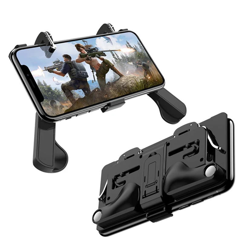Геймпад для iPhone IOS огневой курок Кнопка рукоятка PUBG держатель мобильного