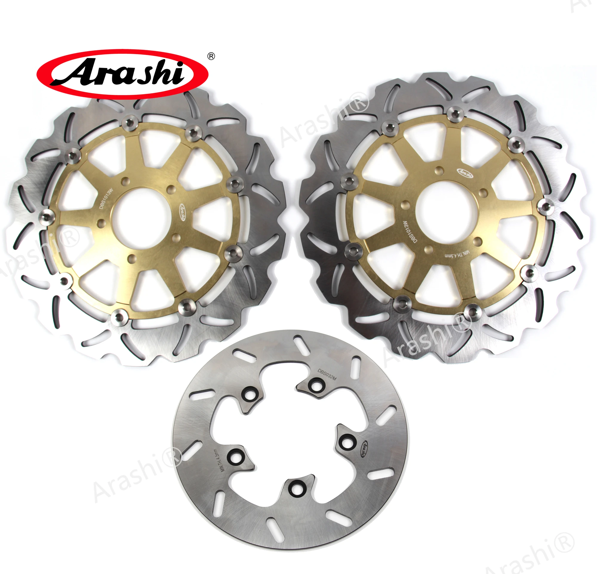 ARASHI для SUZUKI GSXR750 CNC передний задний тормоз роторы тормозной диск 1996 2003 1998 1999 2000 2001