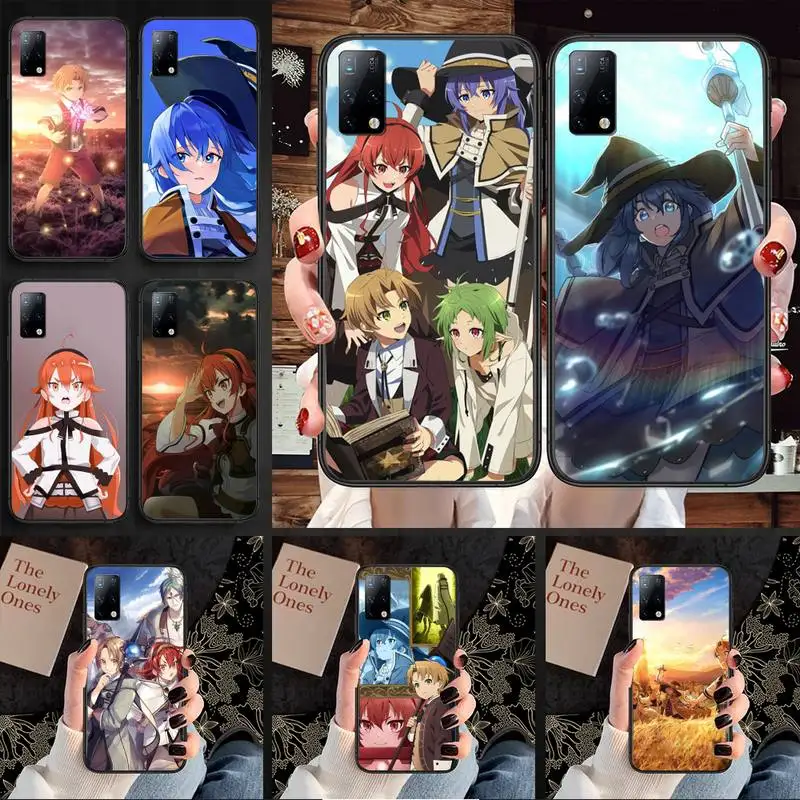 

Mushoku tensei Phone Case for Samsung A6 A6S A530 A720 2018 A750 A8 A9 A10 A20 A30 A40 A50 A70 A10S A20S A51 A52 Plus 5G cover