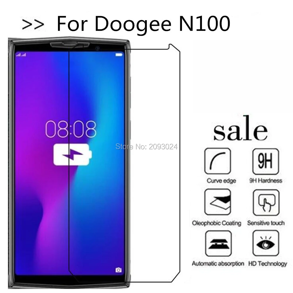 10 шт./лот закаленное стекло Для Doogee N100 9H 2.5D Премиум Защитная пленка для экрана на