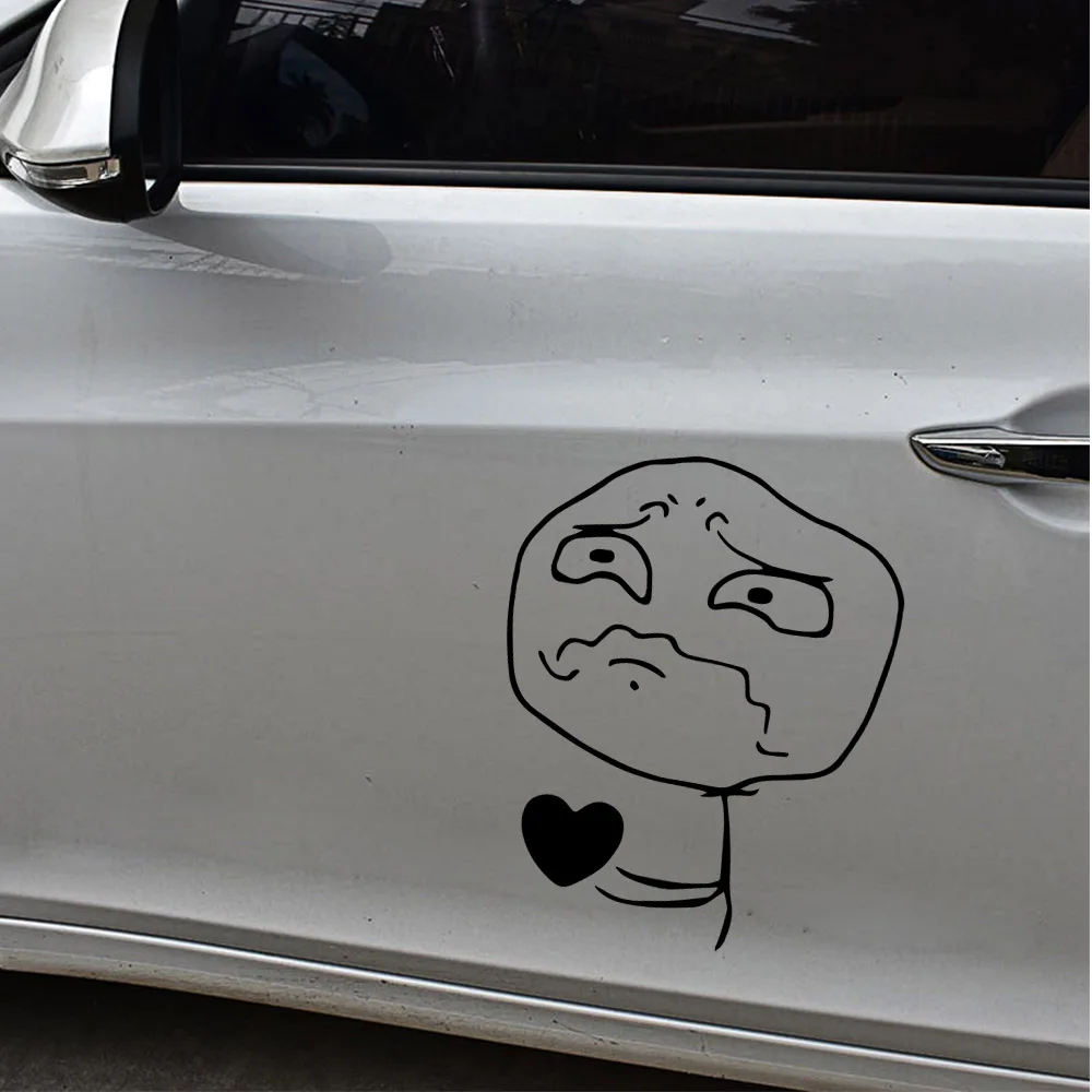 

Модные наклейки с эмоциями для автомобилей, светоотражающее украшение для мотоцикла, автомобильные наклейки и наклейки, Стайлинг автомоби...