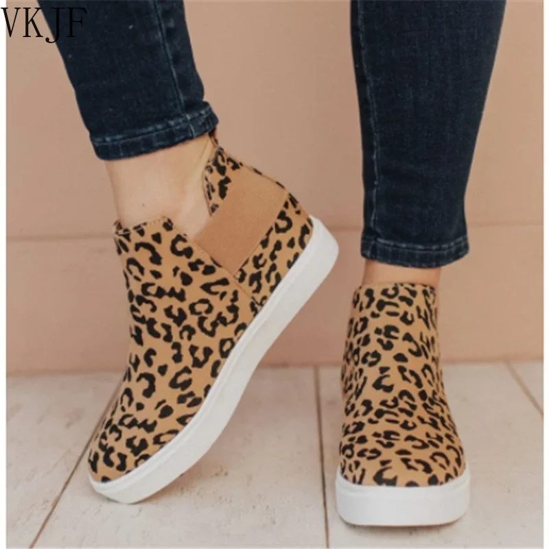 

2021 New Women Ankle Boots Autumn Winter canvas flat Platform Ladies Shoes Sleeve Buckle Strap Punk Boots zapatillas mujer