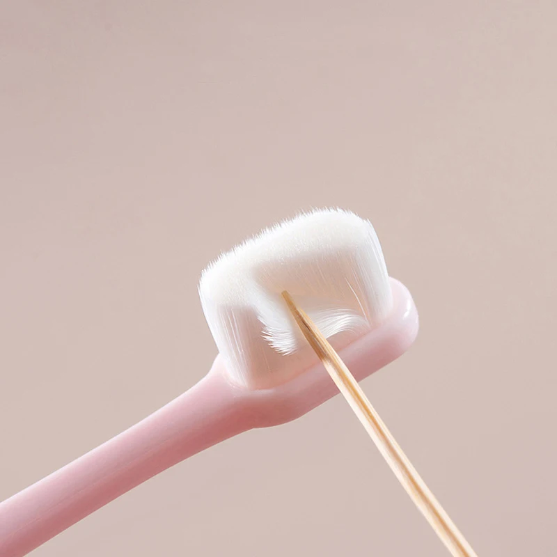 

1 шт. ультратонкая очень мягкая зубная щетка портативная Экологически чистая щетка из нано-щетины для ухода за зубами инструменты для ухода ...