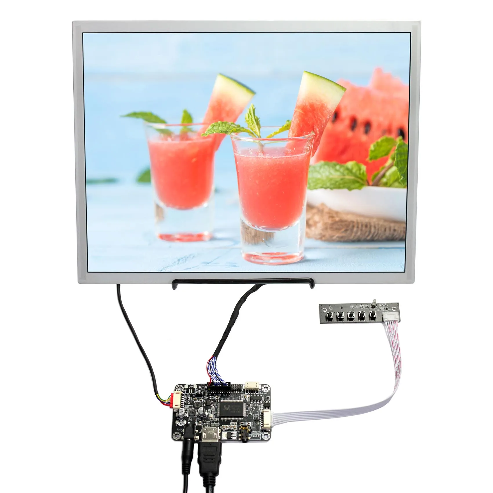 

HD-MI LCD Board 15" LQ150X1LG96 1024X768 High Brightness 1050nit LCD Screen for Outdoor Display/ Industrial Screen/Game Machine