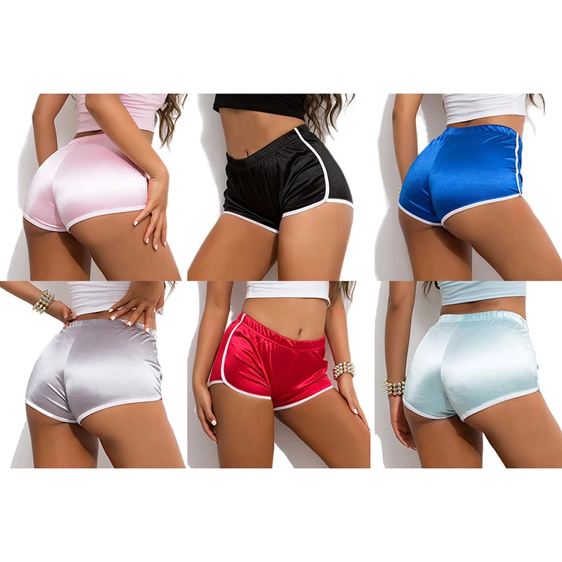 

Short Deportivo Mujer Women Yoga Shorts Summer Striped Athletic Shorts Ladies Sport Running Fitness Jogging Clothes S-2XL