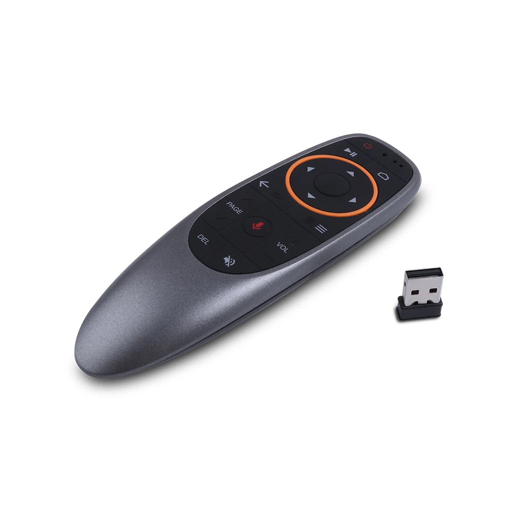 G10 Air mouse Голосовое управление 2,4 ГГц беспроводной Google микрофон USB приемник гироскоп зондирование умный пульт дистанционного управления для Android tv BOX