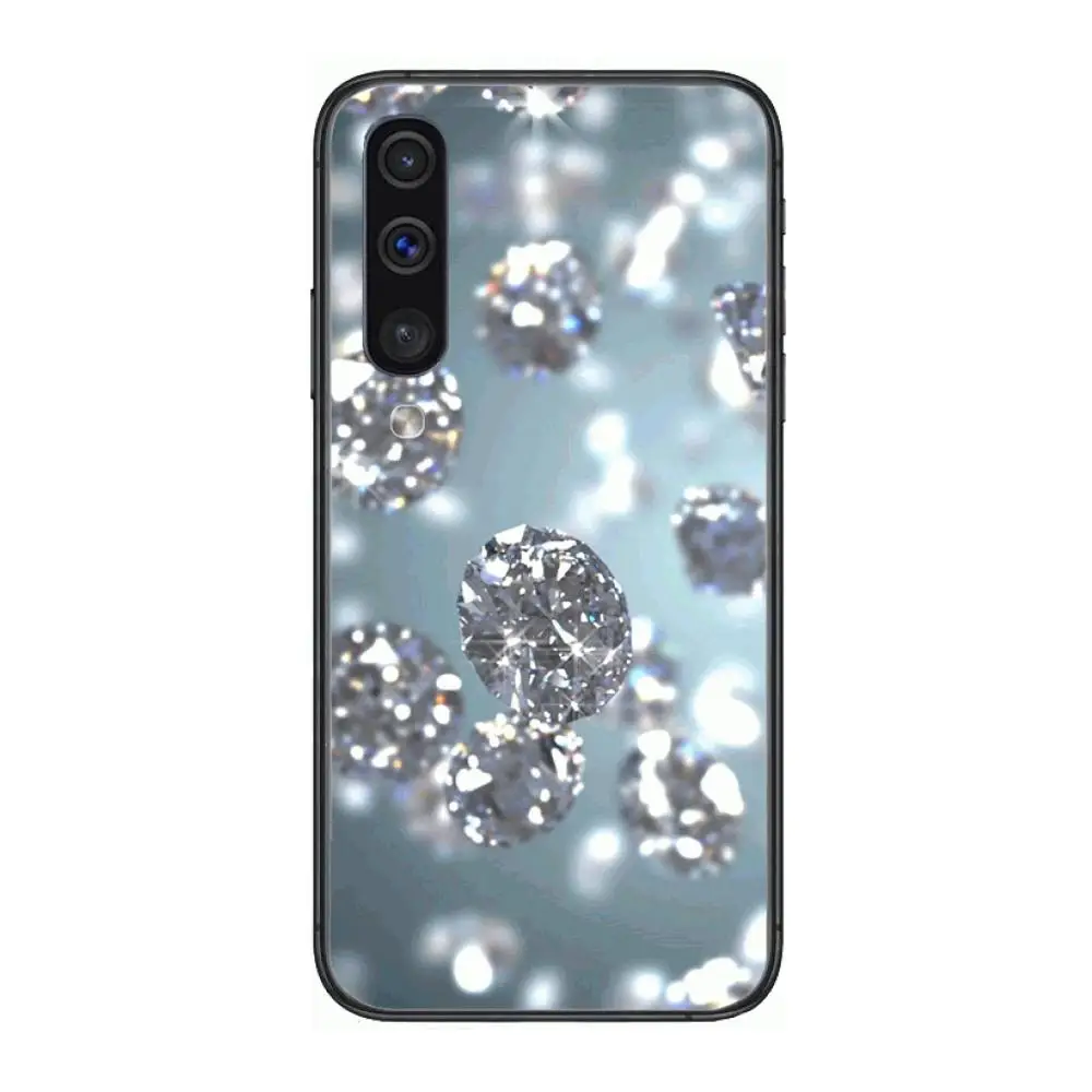 

Shiny Diamond Girl's style Phone Case Hull For Samsung Galaxy A 3 5 6 7 8 9 E 2018 Plus 2017 E S Black Shell Art Cell Cover TPU