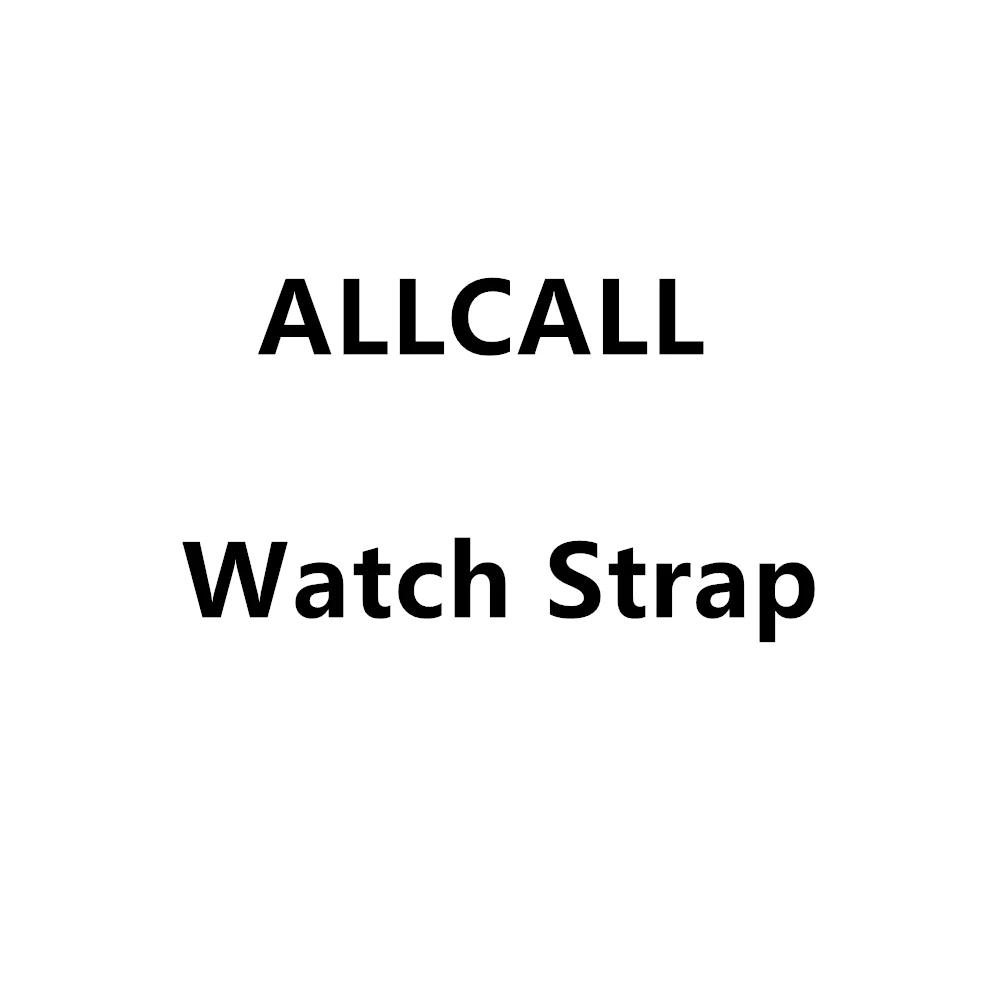 

ALLCALL Silicone Watch Strap for 20mm 22mm 24mm 34mm Smart Watches Watchband Replacement Leather Metal Band