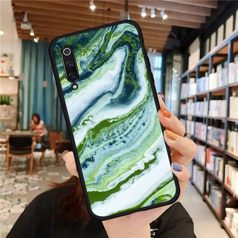 

Blue Marble Pattern beautiful Phone Case For Xiaomi Redmi 7 9t 9se k20 mi8 max3 lite 9 note 8 9s 10 pro