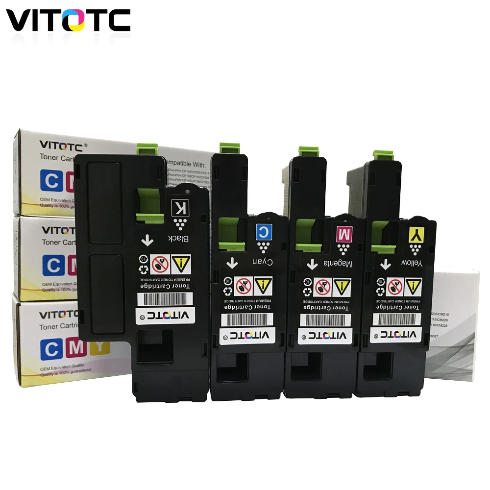 Тонер-картридж для Fuji Xerox DocuPrint CP105b CP205 CP215 CP215w CM205b CM205f CM215b CM215f CM215fw 4 шт. | Компьютеры