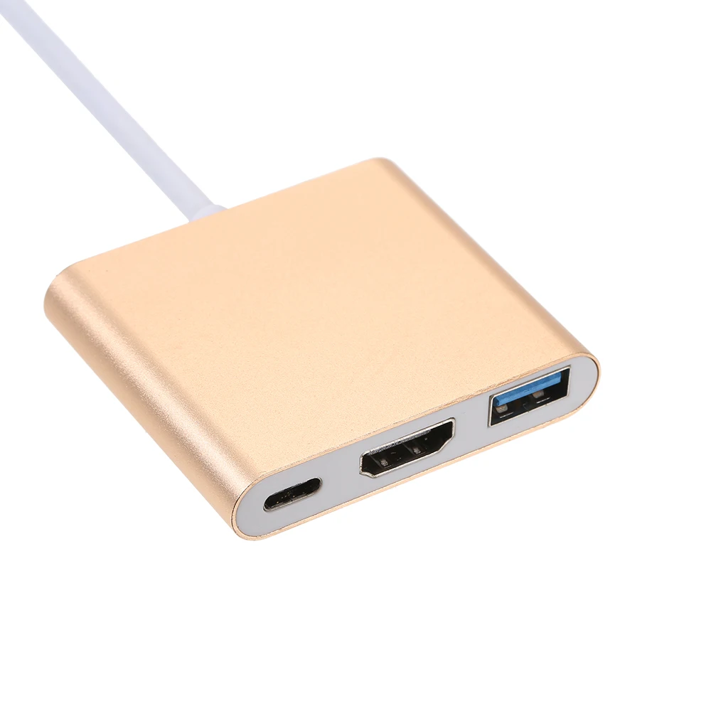 USB 3 1 кабель с разъемами типа C и 0/HD/ Type HUB в адаптер ключ для док станции Macbook Pro Dell XPS