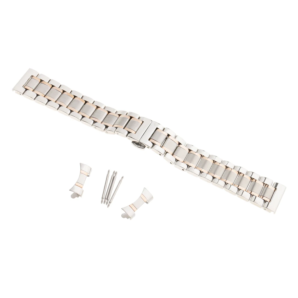 

Butterfly Deployment Clasp Stainless Steel Watch Band Bracelet 18/19/20/21/22mm