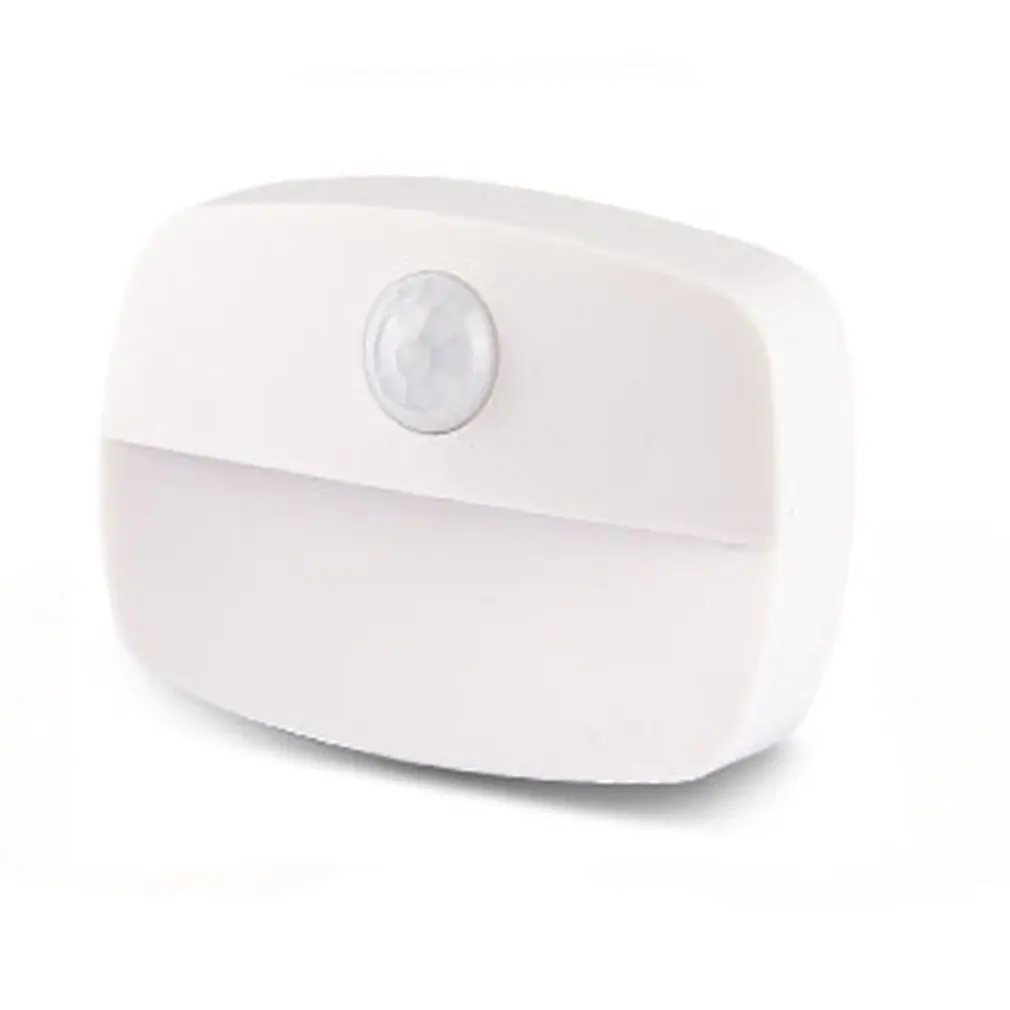 

Smart Motion Sensor Battery Powered LED Night Light Human Body Induction For Home Bed Kitchen Cabinet Wardrobe Wall Lamp