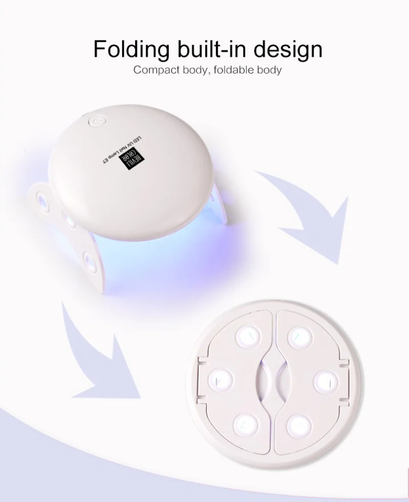 6 Вт гелевая лампа для ногтей светодиодный светильник фототерапии Сушилка USB