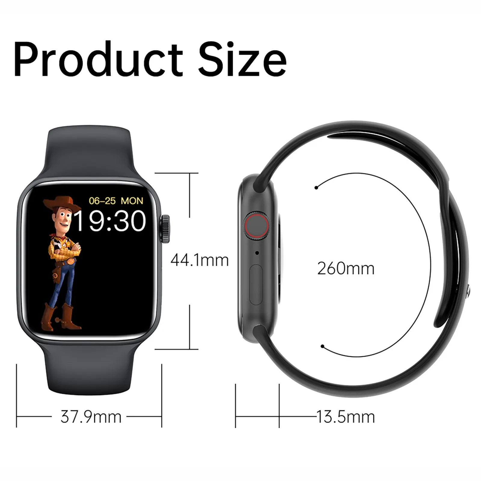

IWO HW22 Plus Smart Watch 44mm 1.75 Inch HD Smartwatch Bluetooth Call Music Play Wireless Charger Pressure Man Women Smartwatch