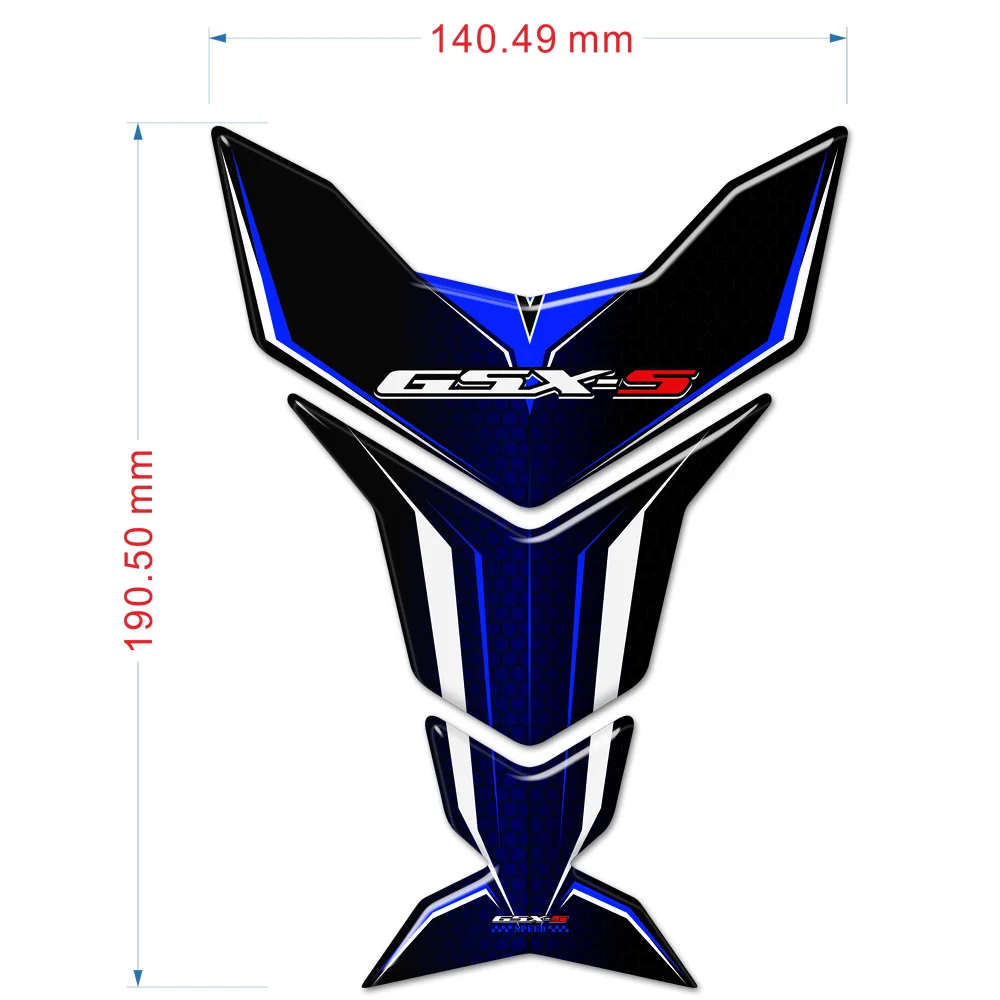 _ GSXS 750 1000 Защитная Наклейка для резервуара Suzuki GSX-S GSX-S125 GSX-S750 боковая защита
