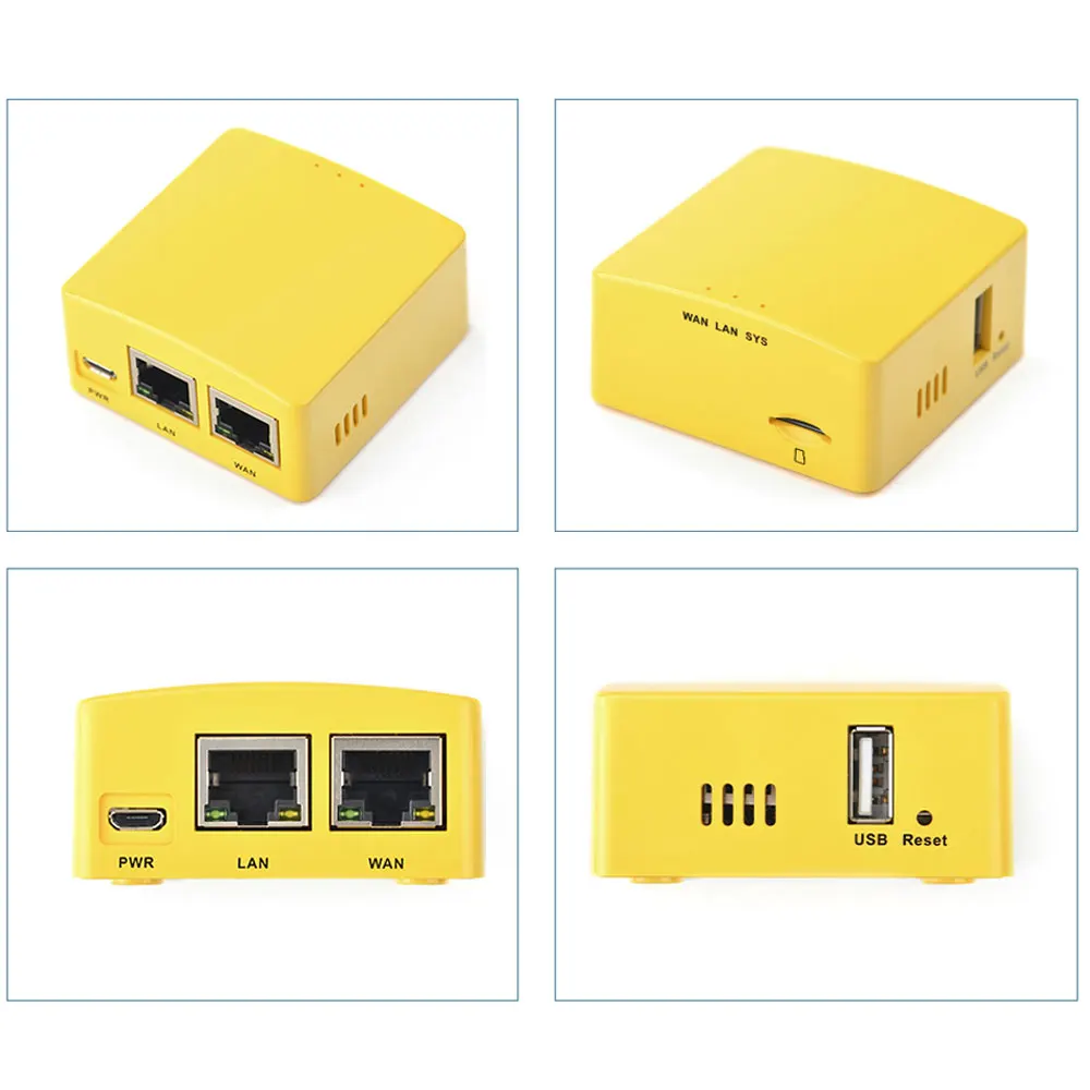 Шлюзы Ethernet NanoPi R2S с двойным Гбит/с поддержка системы OpenWrt LEDE плата V2ray Ssr Linux Rockchip