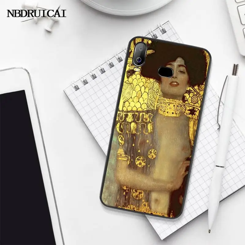 Чехол для телефона с рисунком Густава Климта PENGHUWAN the kiss Samsung A10 A20 A30 A40 A50 A70 A71 A51 A6 A8