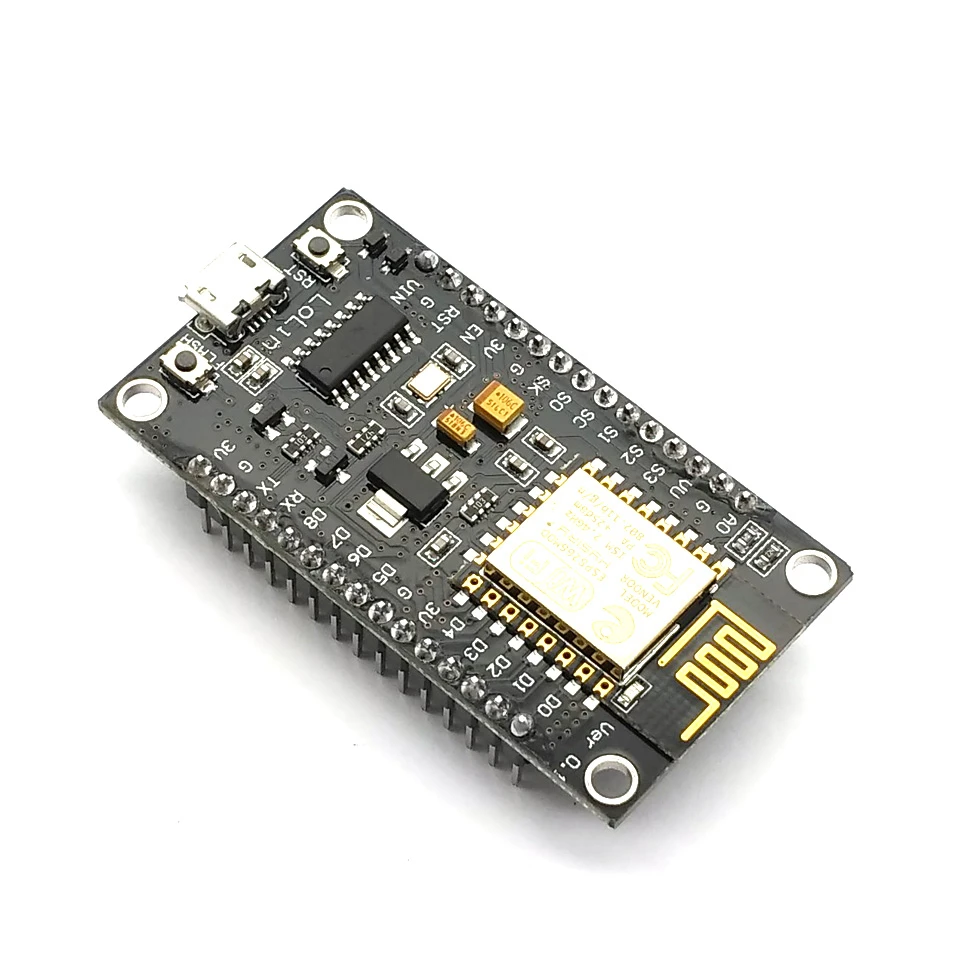 Wireless Module NodeMcu V3 Lua WIFI Internet Of Things Development Board ESP8266 With Pcb Antenna And Usb Port ESP-12E CH340 | Электроника