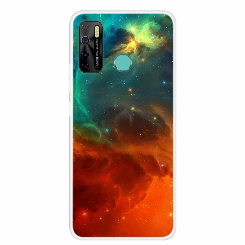 for tecno camon 15 air case 6 60 inch bumper silicone tpu soft phone cover for tecno camon15 air case cartoon shockproof coque free global shipping