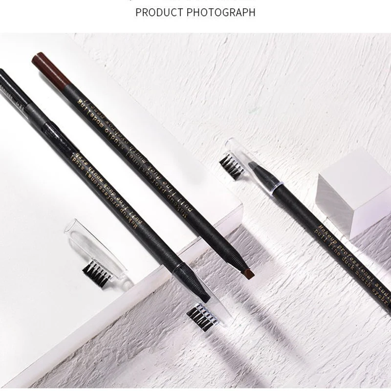 12PCS Eyebrow Pencil Long-Lasting White eyebrows Cosmetic pencil High quality Cheap Natural Waterproof Makeup Beauty | Красота и