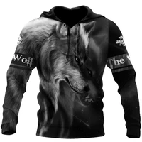 newest beautiful tattoo wolf pullover 3d printed unisex deluxe long sleeve zip hoodie casual jacket tracksuits sweatshirt