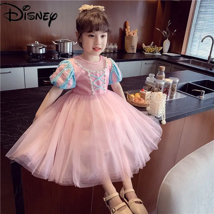

Disney Snow White Dance Skirt Girls Dress 2021 Summer New Mesh Tutu Skirt Holiday Event Dress Little Girl Western Style Skirt