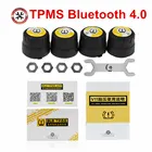 Универсальная новая версия TPMS Bluetooth 4,05,0 с 4 внешними датчиками, Поддержка беспроводного телефона Android и IOS, простой в использовании