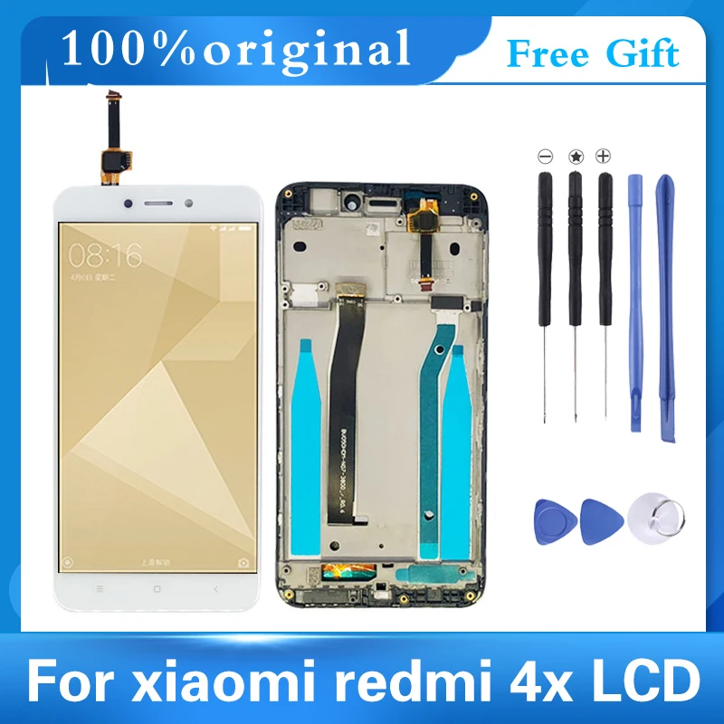 ЖК-дисплей 5 0 ''для Xiaomi Redmi 4X с сенсорным экраном и дигитайзером в сборе