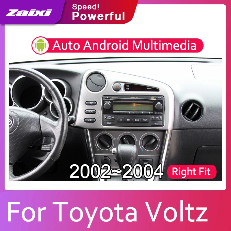 Для Toyota Voltz 2002 2003 2004 2din автомобильный мультимедийный Android Авторадио проигрыватель