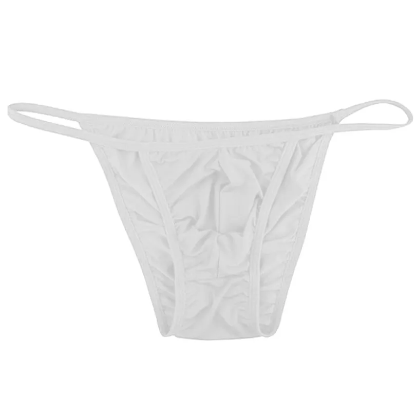 Сексуальные трусики стринги сексуальные мужские стрейчевые с выпуклой сумкой