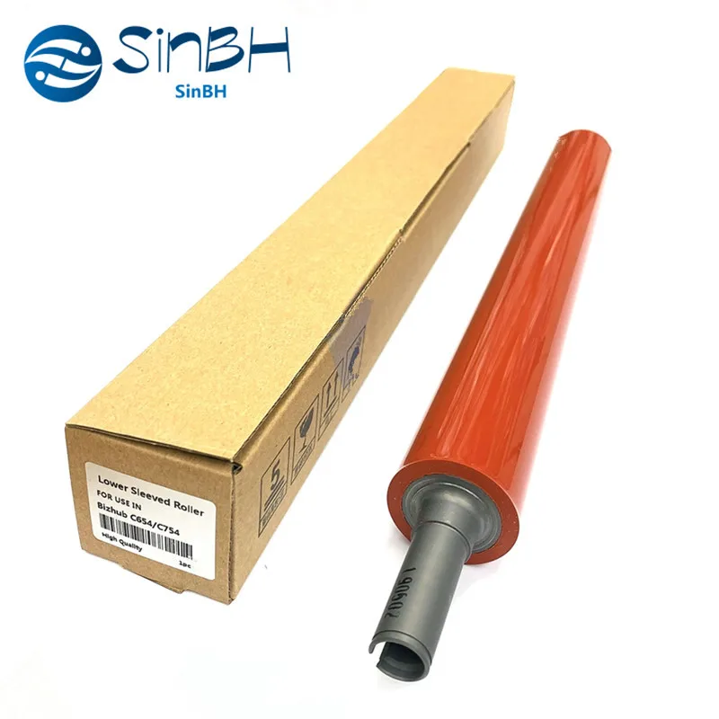 1 шт. оригинальное качество нижний фьюзерный ролик для Konica Minolta Bizhub C554 C654 C754 C554e C654e