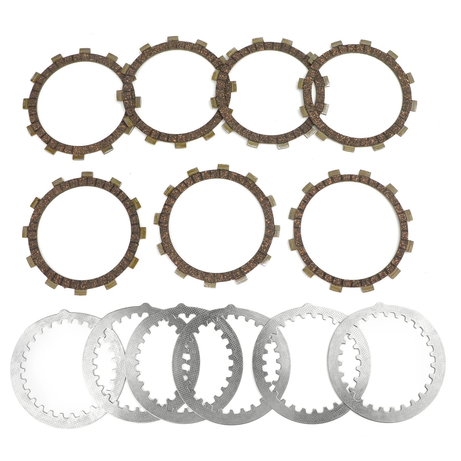 

Комплект сцепления Artudatech, стальные и фрикционные пластины, подходят для Yamaha 4H7-16321-02 XJ400D XJ400 1981 383-16321-00 5Y1-16331-01, детали двигателя