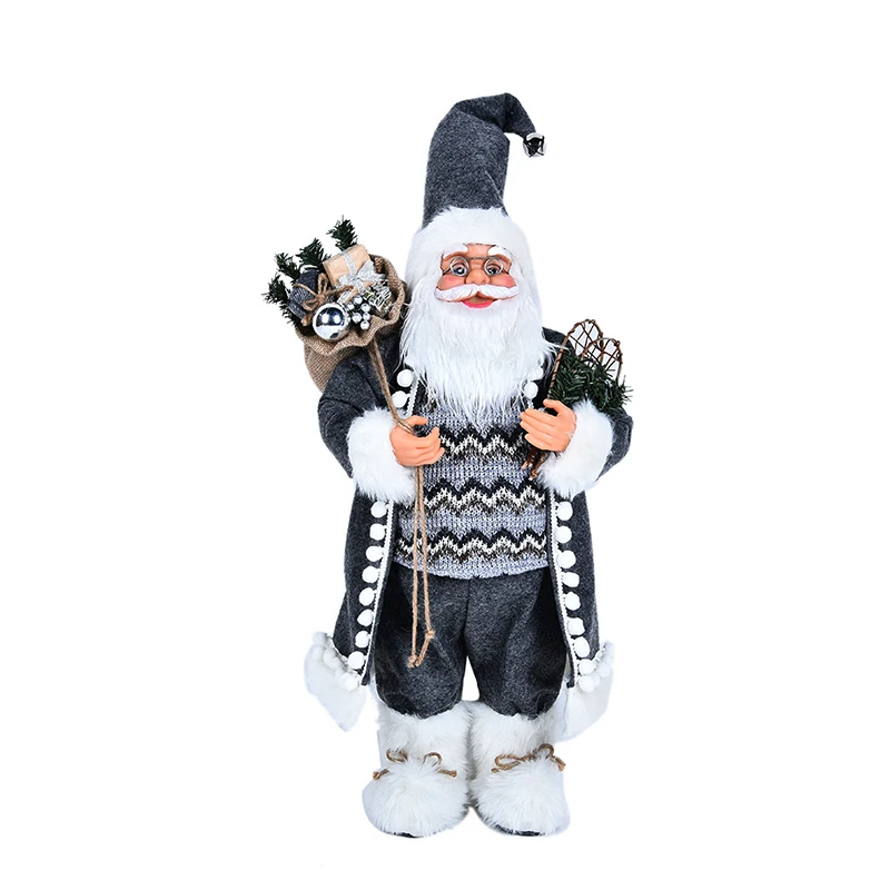 

30/45/60cm Cute Santa Claus Ornaments Handmade Craft Christmas Party Home Decoration PAK55