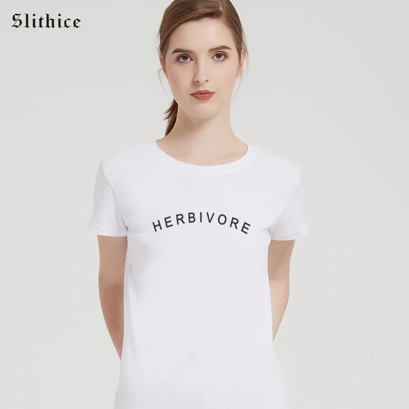 

Slithice хипстерская женская футболка с буквенным принтом, белый и черный топ, летняя рубашка, хлопковая Повседневная футболка для женщин, уличная одежда